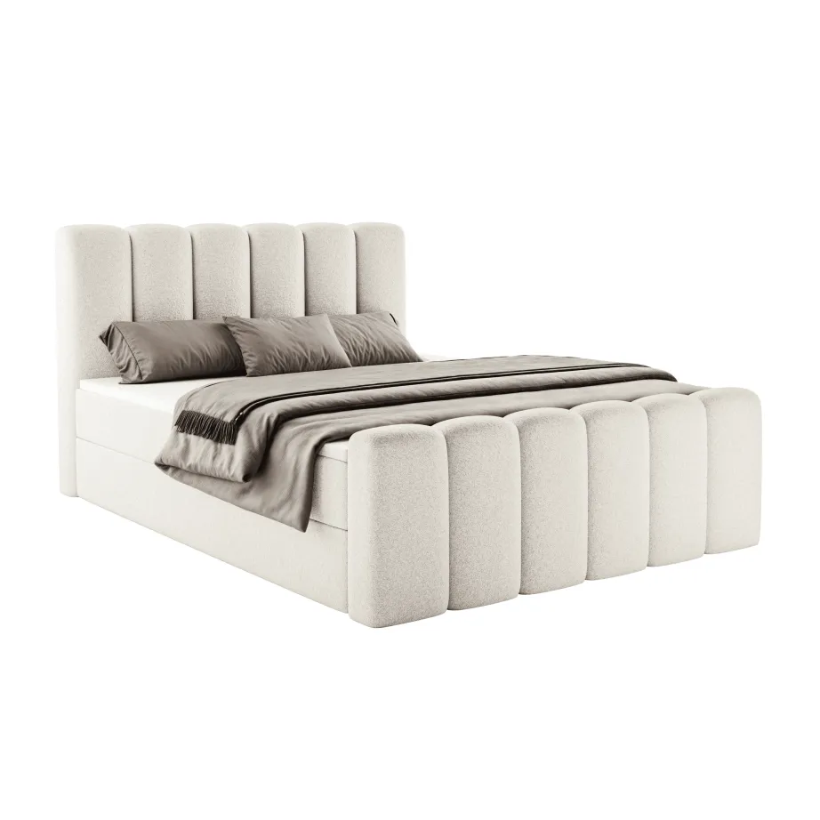 Boxspringbett NOLA mit Bettkasten & Topper