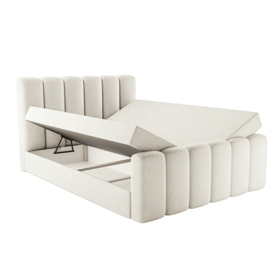 Boxspringbett NOLA mit Bettkasten & Topper
