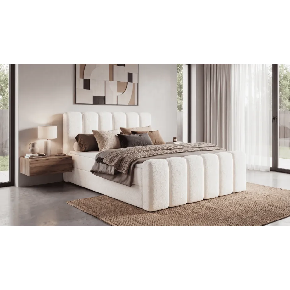 Boxspringbett NOLA mit Bettkasten & Topper